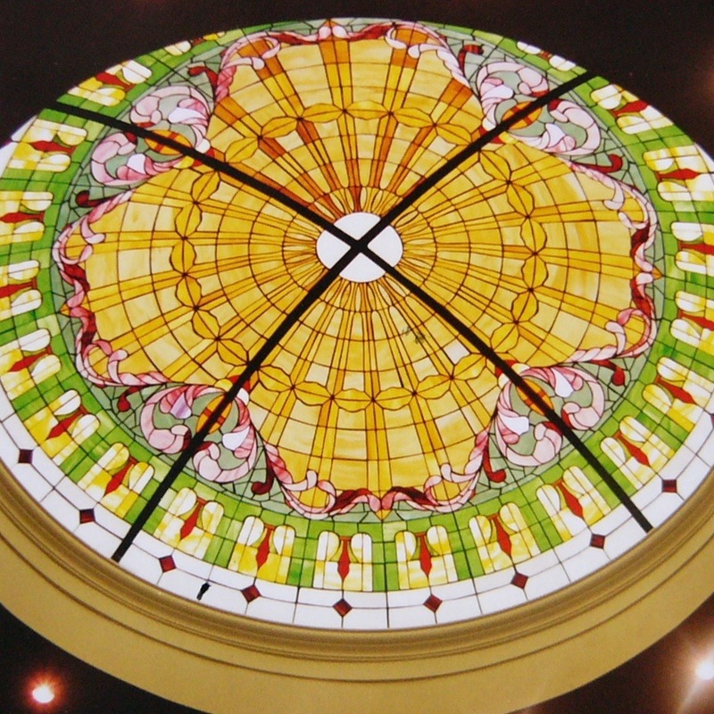 Stained glass dome - Private commision